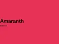 El color amaranto, un vibrante tono rosado intenso, se muestra con su código hexadecimal #E83256.