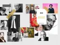 Retrato de varios diseñadores gráficos actuales, incluyendo a Salvador Dalí y otros creativos.