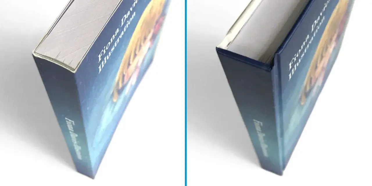 Comparativa de tapa rústica y tapa dura, ideal para saber donde imprimir un libro.