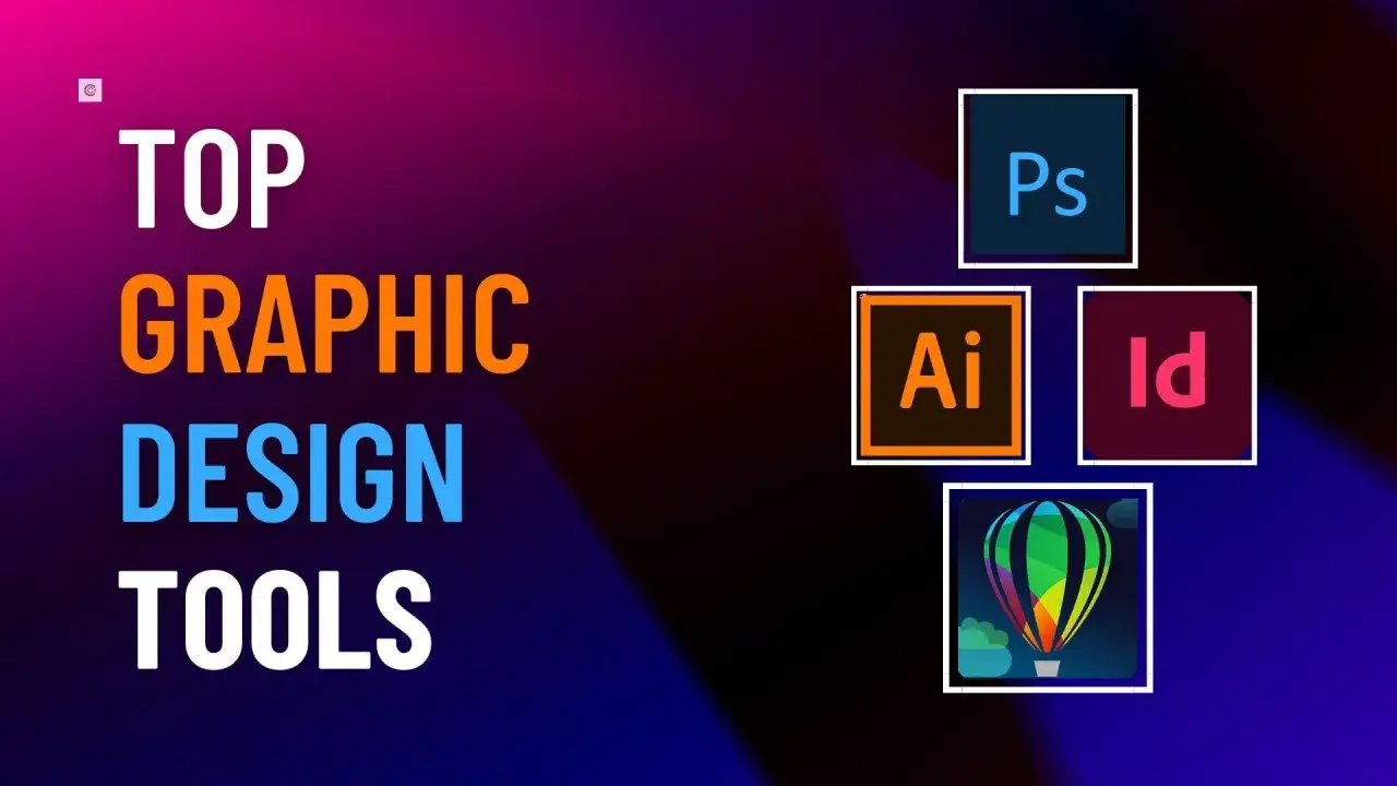 Herramientas top de diseño gráfico: Photoshop, Illustrator, InDesign gratis y más.